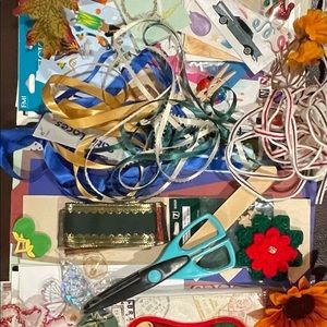 Huge pack of collectible Mixed kit for craft,journals scrapbooking,sewing &more.